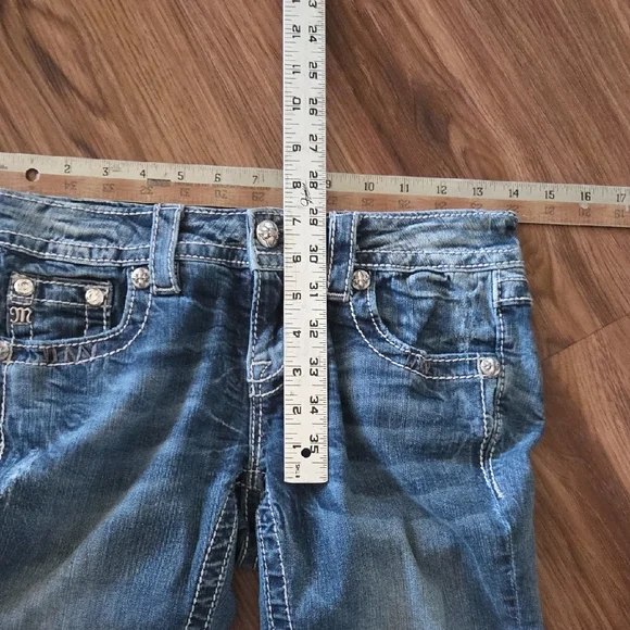 Miss Me Denim Boot Cut Jeans Size 26 - Picture 7 of 8